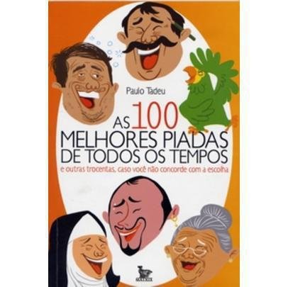 capa do livro as 100 melhores piadas de todos os tempos