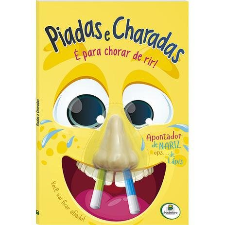 capa do livro piadas e charadas é pra chorar de rir