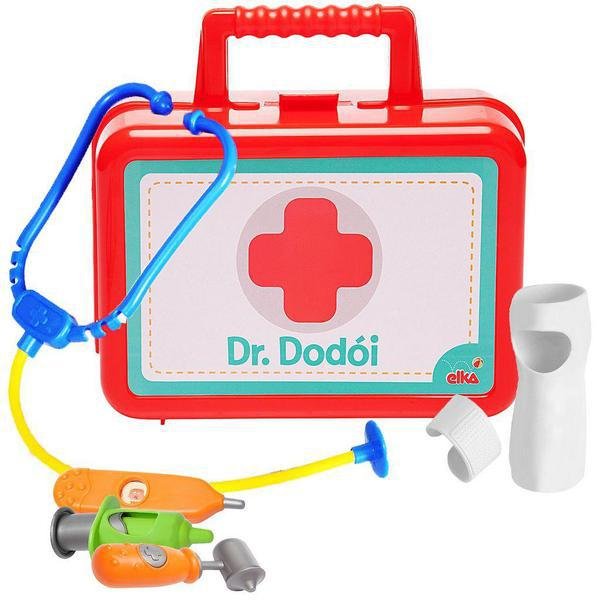 maleta dr. dodói com gessos de plástico