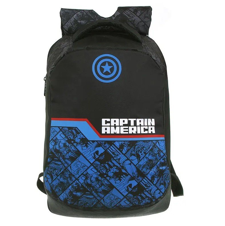 mochila com tema do capitão américa