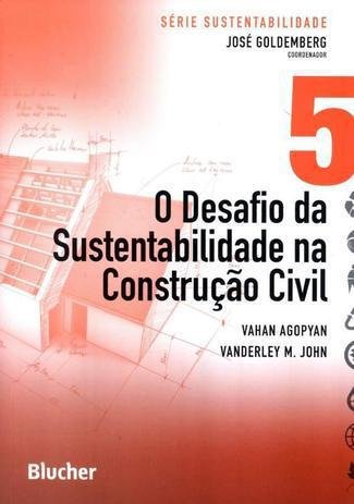 capa do livro o desafio da sustentabilidade na construção civil