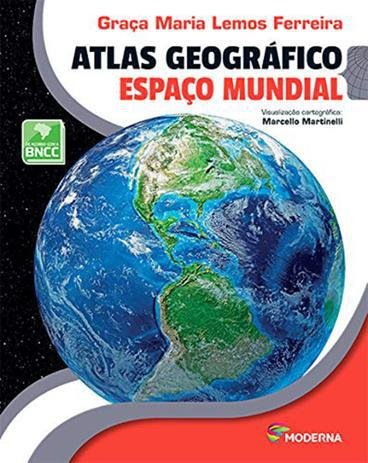 capa do atlas geográfico espaço mundial