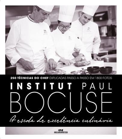 capa do livro institut paul bocuse a escola de escelência culinária com 250 técnicas do chef explicadas passo a passo em 1800 fotos