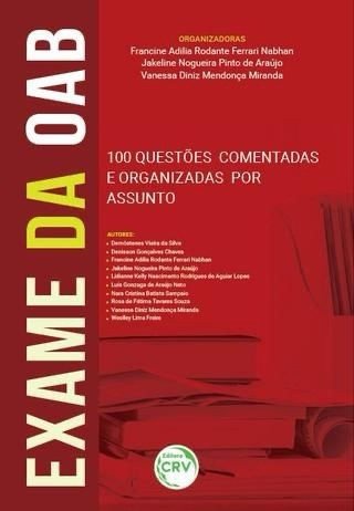 capa do livro exame da oab 100 questões comentadas e organizadas por assunto