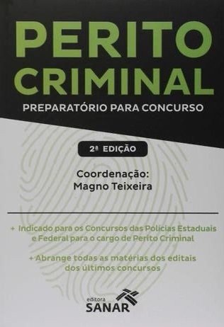 capa do livro perito criminal preparatório para concurso