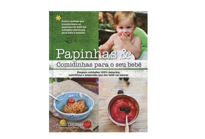 capa do livro papinhas & comidinhas para o seu bebê