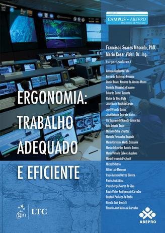 capa do livro ergonomia: trabalho adequado e eficiente