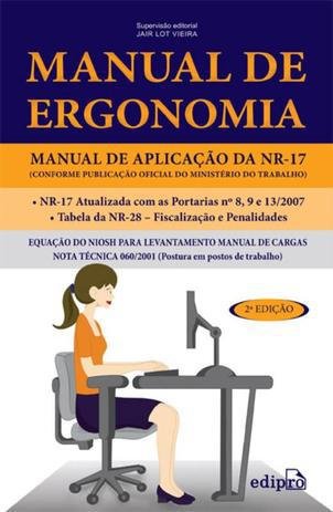 capa do livro manual de ergonomia