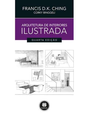 capa do livro arquitetura de interiores ilustrada