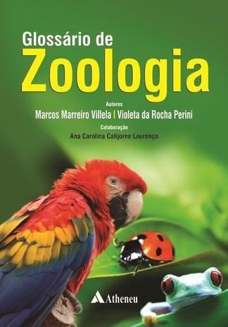 capa do livro glossário de zoologia