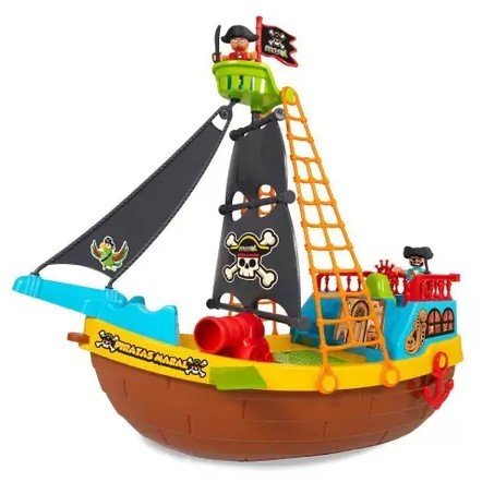 barco com vela de brinquedo colorido