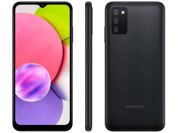 Galaxy A03s preto