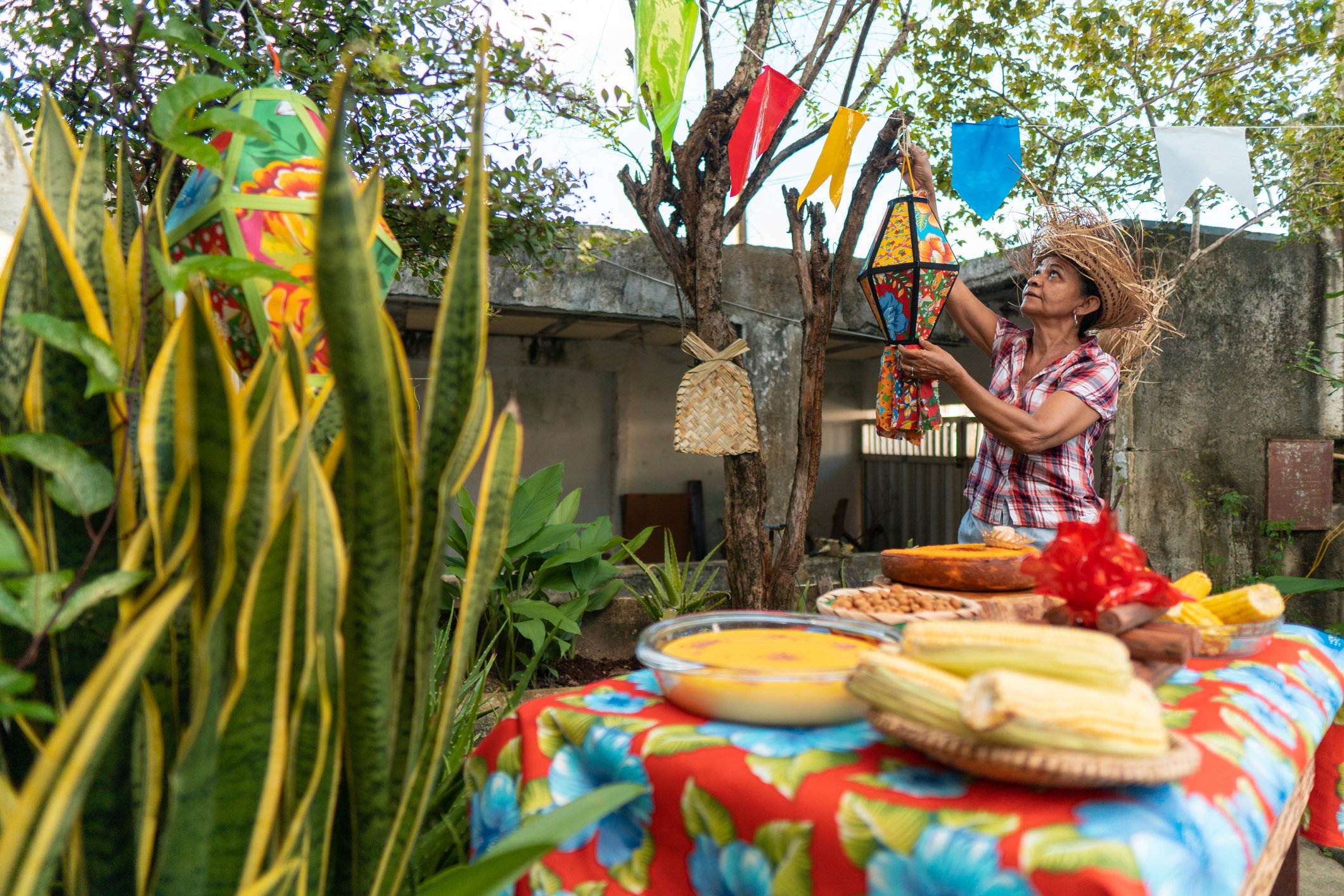 Festa junina - Comidas típicas e Leitura 