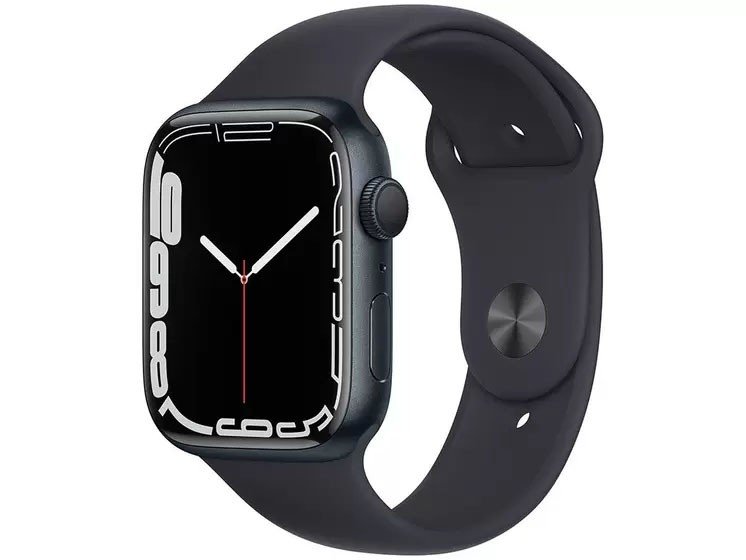 smartwatch com pulseira preta