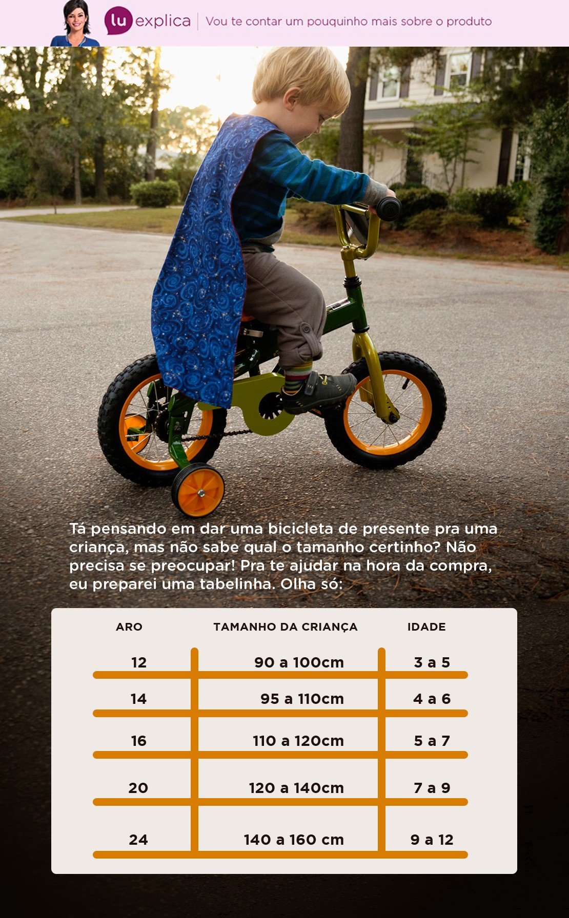 Qual o aro da bicicleta infantil para cada idade? - Promobit