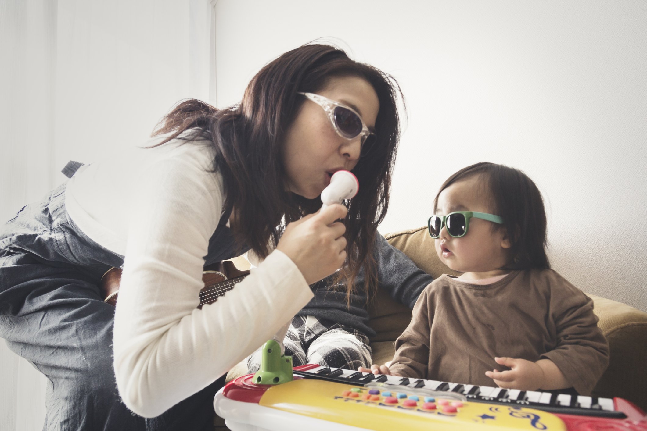 Piano e Teclado Musical Infantil Animal - Azul - Braskit - Ri Happy