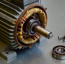 Tipos de motor elétrico industrial