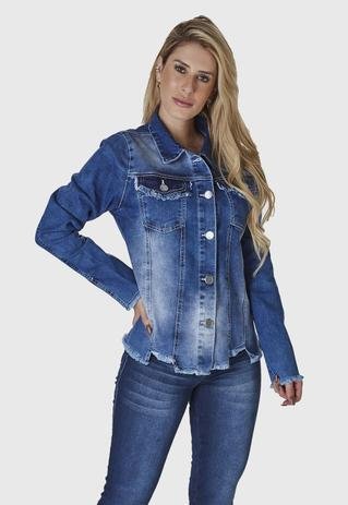 Jaqueta jeans feminina