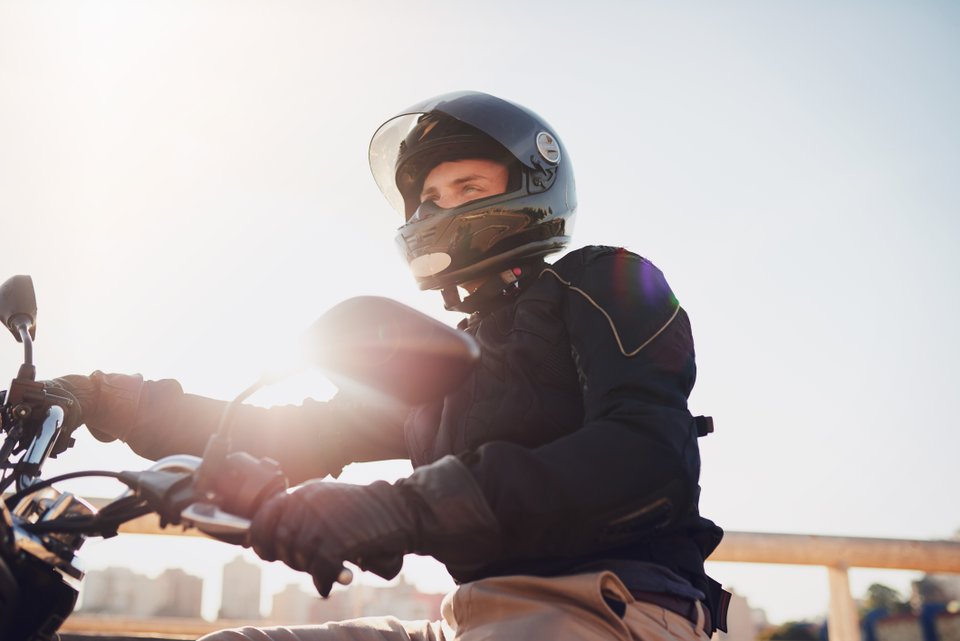 Jaqueta pra motociclista