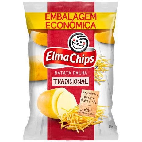 embalagem de batata palha elma chips