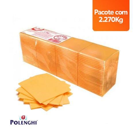 embalagem de 2,270kg de queijo polenghi