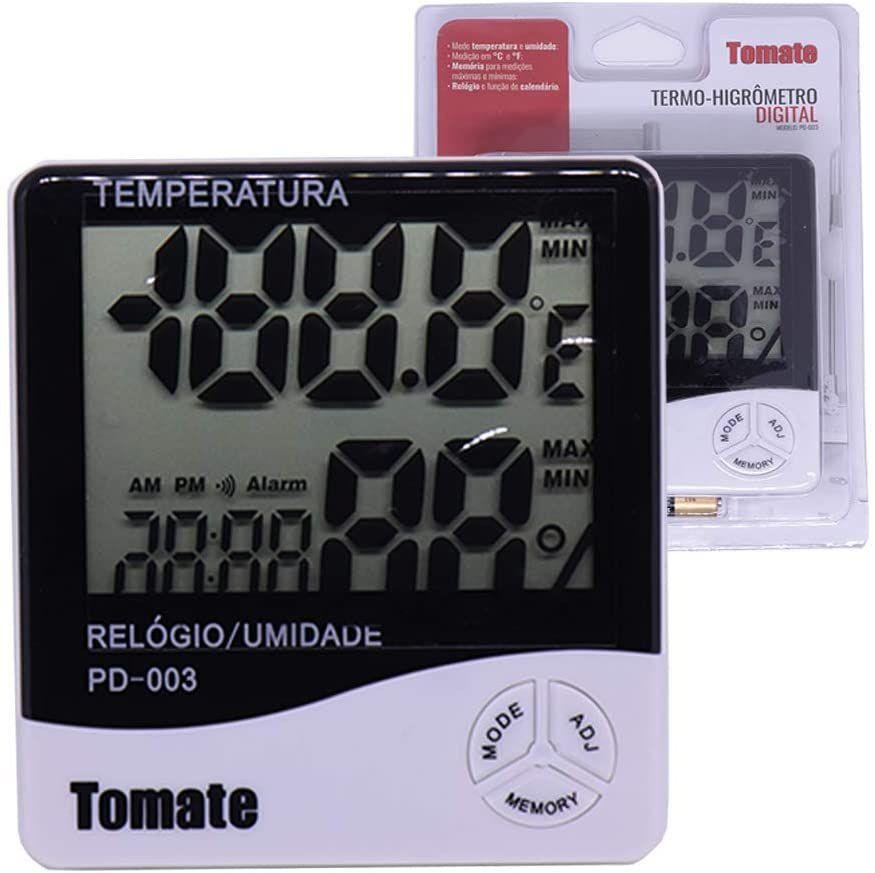 termo higrometro com visor digital LCD