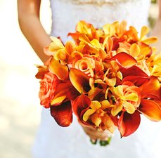 Casamentos em tons laranja: tá na moda!