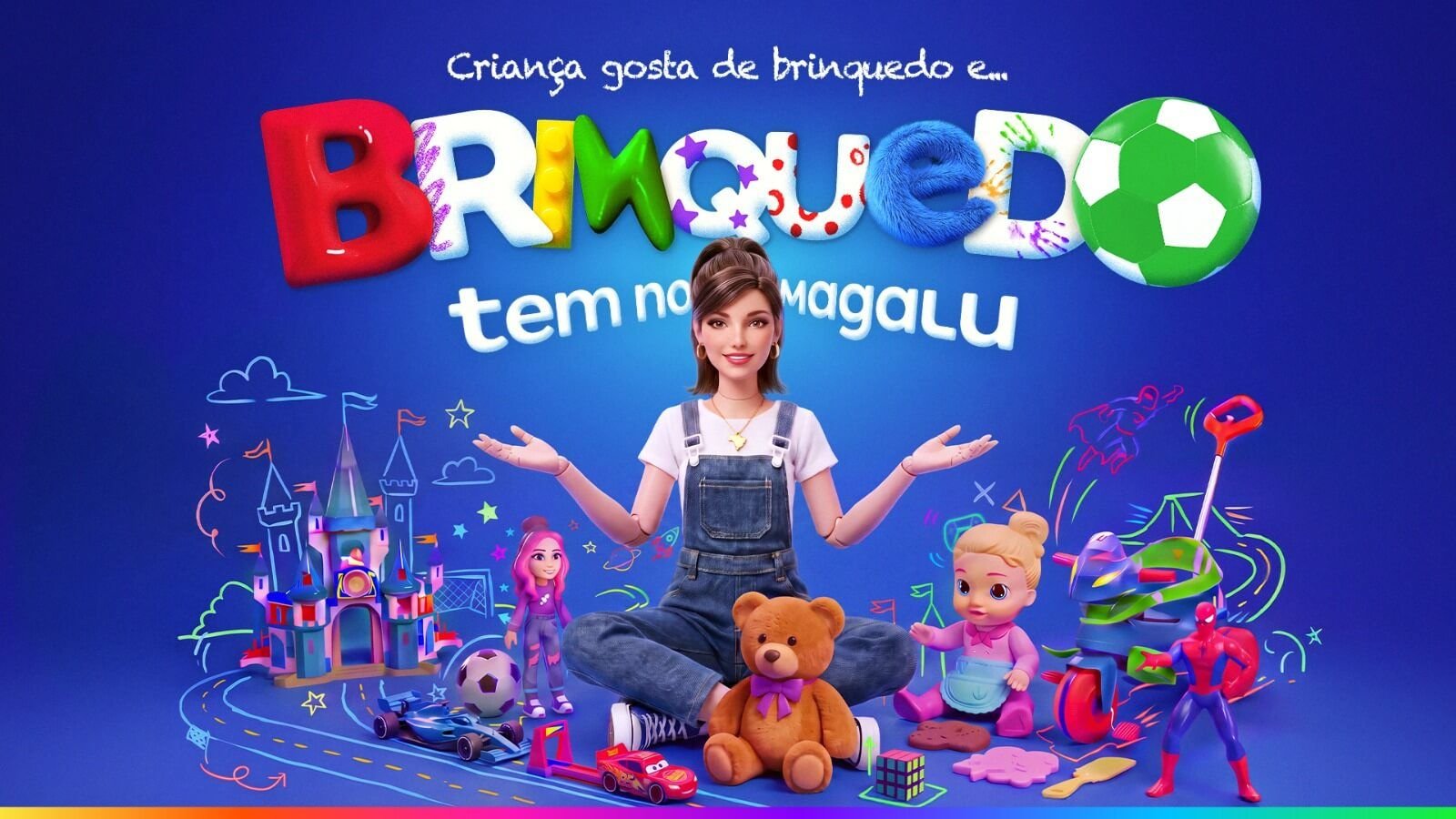 Brinquedo é no Magalu