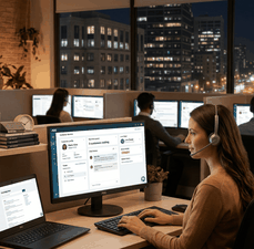 Monitor para atendimento: conforto visual em longas jornadas de trabalho