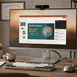 Monitor com webcam integrada simplifica o setup de aulas online